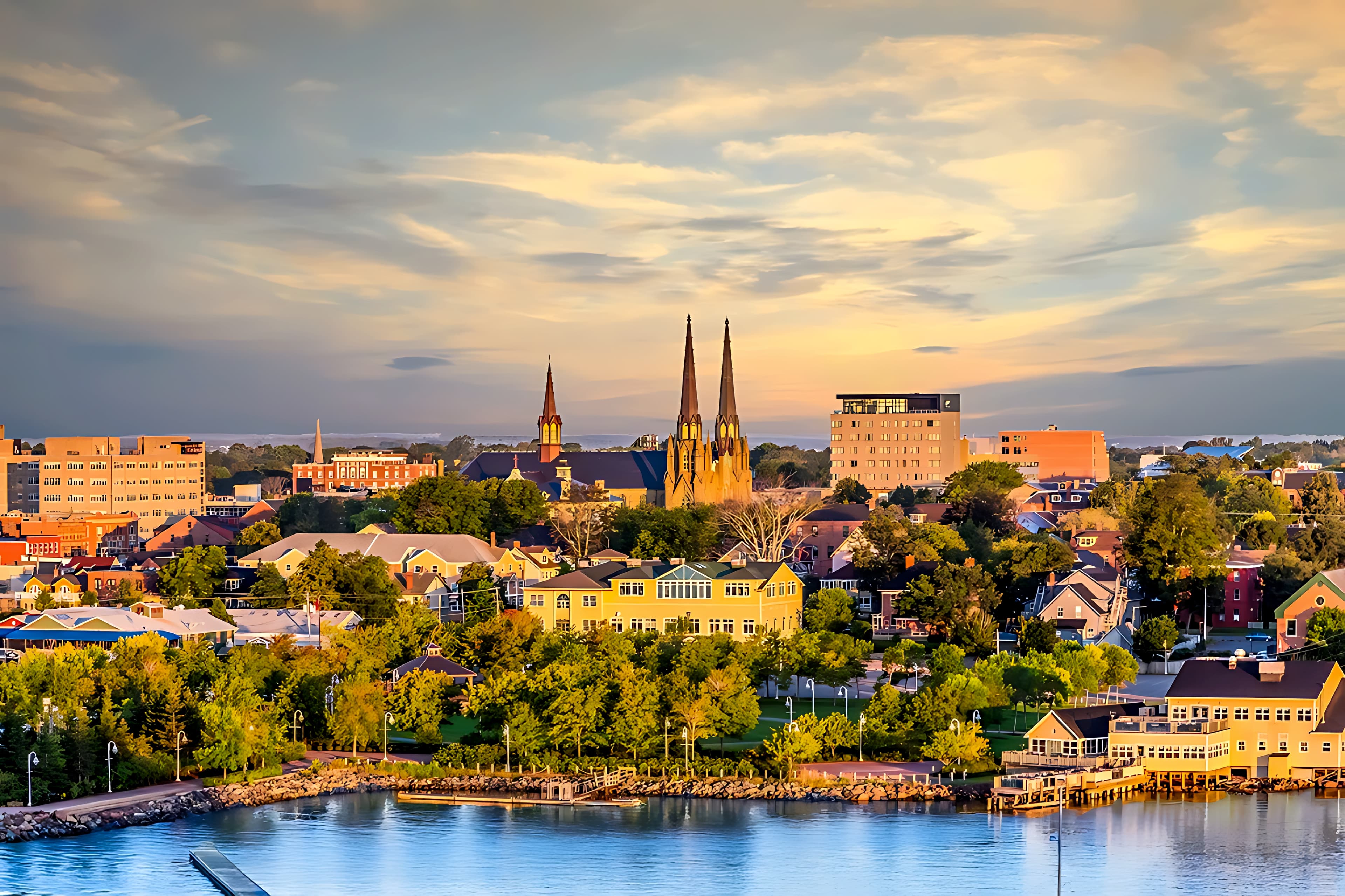 Charlottetown waterfront, Prince Edward Island